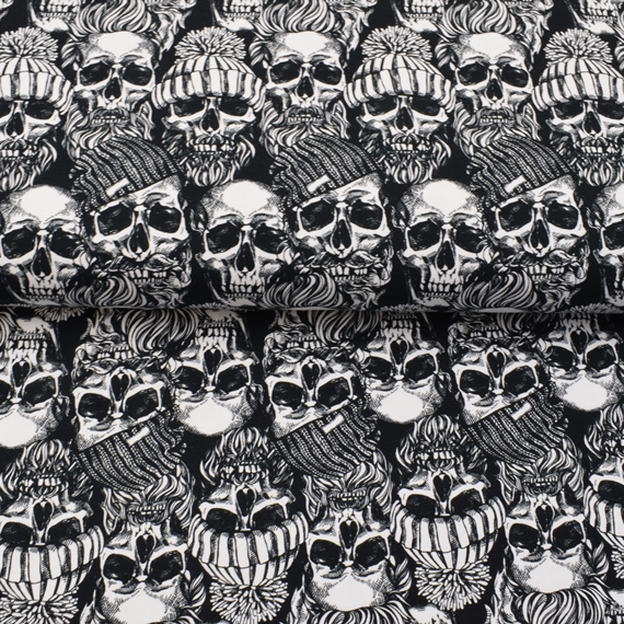 Bild 1 von French Terry Skulls with Hippster Caps