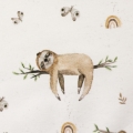 Bild 3 von Motivjersey - Swafing - Animals by Christiane Zielinski - Coole Faultiere am Baum auf Ecru