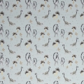 Jersey Animals by Christiane Zielinski, Lemuren, Palmen, graublau - swafing (50 cm)